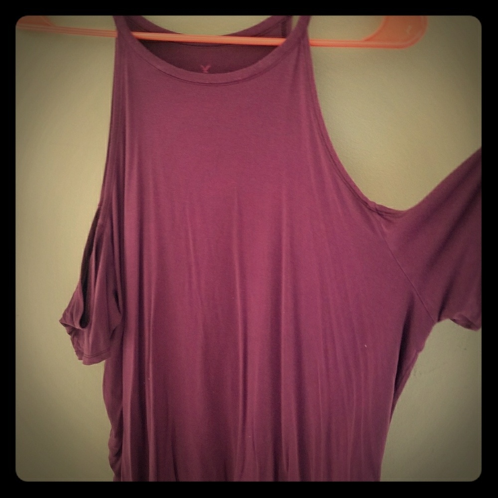 American Eagle soft & sexy off the shoulder tee